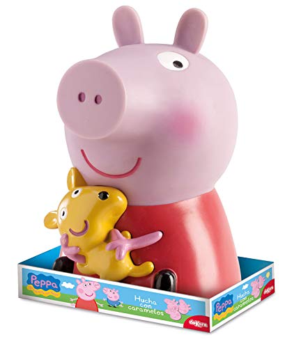 Dekora Hucha Infantil de Peppa Pig con Piruletas Color rosa 204001 Dekora Hucha Infantil de Peppa Pig con Piruletas Color rosa 204001