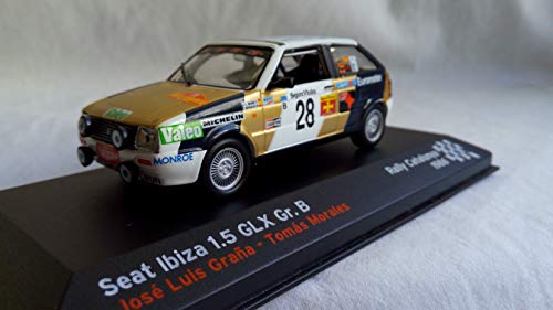 Desconocido 1/43 Seat Ibiza 1.5 GLX #28 Gr.BRALLY DE Catalunya, 1986J.L.GRAÑA-T.Morales