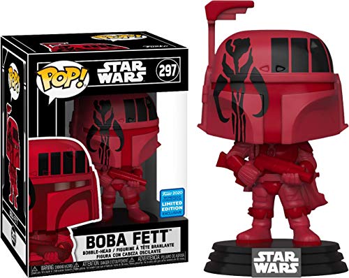 Desconocido Funko Pop! Star Wars - Boba Fett (Red Wonder con 2020 Exclusive)