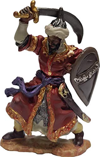 Desconocido Guerrero SARRACENO Figura de Plomo 8cm Desconocido Guerrero SARRACENO Figura de Plomo 8cm