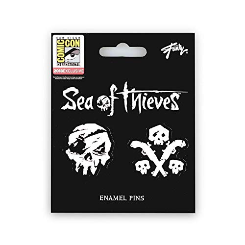 Desconocido Sea of Thieves Skull & Gun Pins | Exclusive Just Funky Collector Pins | Set of 2