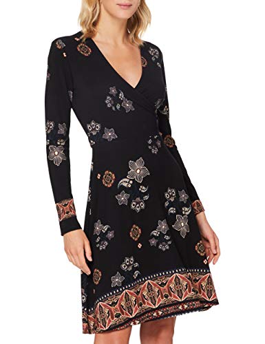 Desigual Vest_Singapur Vestido Casual, Negro, XS para Mujer Desigual Vest_Singapur Vestido Casual, Negro, XS para Mujer
