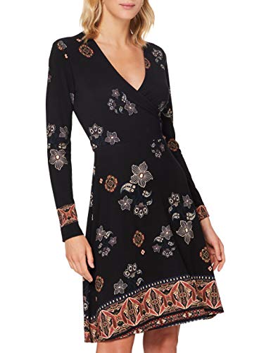 Desigual Vest_Singapur Vestido Casual, Negro, XS para Mujer