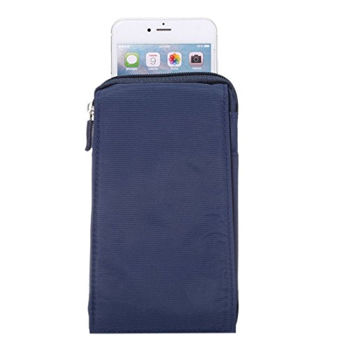 DFV mobile - Funda Multiusos Universal con Varios Compartimentos para Cinturon y Mosqueton para ALCATEL One Touch Idol 4 Pro TD-LTE 6077X - Azul XXM (18 x 10 cm) DFV mobile - Funda Multiusos Universal con Varios Compartimentos para Cinturon y Mosqueton para ALCATEL One Touch Idol 4 Pro TD-LTE 6077X - Azul XXM (18 x 10 cm)