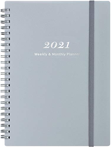 Diario 2020-2021 - Planificador semanal y mensual de 6.25 "x 8.3" de julio de 2020 a junio de 2021, cierre elástico y papel grueso, bolsillo trasero con 21 páginas de notas Diario 2020-2021 - Planificador semanal y mensual de 6.25 "x 8.3" de julio de 2020 a junio de 2021, cierre elástico y papel grueso, bolsillo trasero con 21 páginas de notas