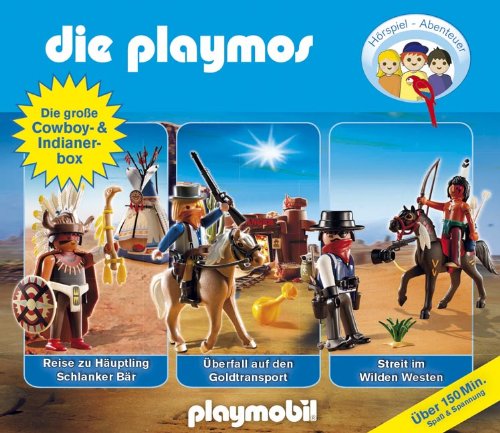 Die Playmos - Die große Cowboy- und Indianerbox