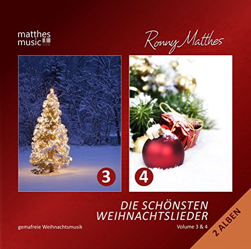 Die Schönsten Weihnachtslieder - Doppelalbum (Vol. 3 & 4) - Instrumentale deutsche & englische Gemafreie Weihnachtsmusik (inkl. Klaviermusik)