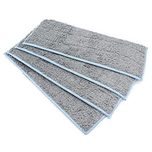 DingGreat Paquete de 4 Almohadillas de mopa húmedas Lavables & Reutilizables para Braava Jet M6 Robot Mop Accesorios de Repuesto DingGreat Paquete de 4 Almohadillas de mopa húmedas Lavables & Reutilizables para Braava Jet M6 Robot Mop Accesorios de Repuesto