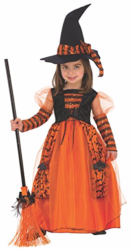 Disfraz de Bruja Brillante para niña, infantil 3-4 años (Rubie's 510567-S) Disfraz de Bruja Brillante para niña, infantil 3-4 años (Rubie's 510567-S)