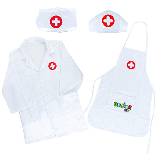 Disfraz Juguete de Doctora Enfermera Disfraz Cosplay de Médico Juego de rol Regalos Disfraz Medico Niño 3 4 5 6 7 Años Disfraz Juguete de Doctora Enfermera Disfraz Cosplay de Médico Juego de rol Regalos Disfraz Medico Niño 3 4 5 6 7 Años
