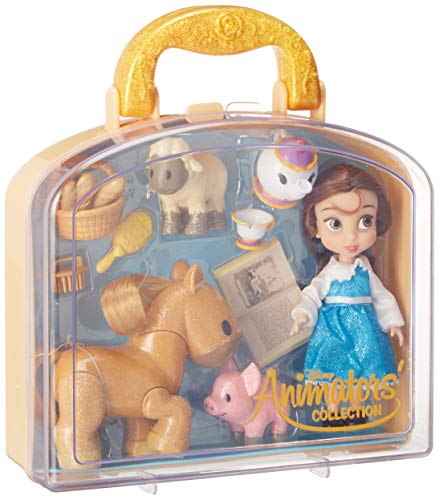 Disney Animators' Collection Belle Mini Doll Play Set - 5 Inch
