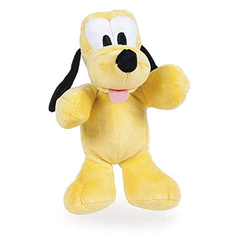 Disney Famosa Softies - 7'87"/20cm Peluche Mickey Minnie Donald Pluto - Calidad Super Soft (Pluto)