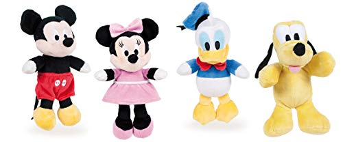 Disney Famosa Softies - 7'87"/20cm Peluche Mickey Minnie Donald Pluto - Calidad Super Soft (Set 4 Peluches Mickey+Minnie+Pluto+Donald) Disney Famosa Softies - 7'87"/20cm Peluche Mickey Minnie Donald Pluto - Calidad Super Soft (Set 4 Peluches Mickey+Minnie+Pluto+Donald)