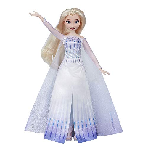 Disney Frozen 2 – Muñeca Princesa Disney Elsa Cantante (francés) con Traje de Reina, 26 cm Disney Frozen 2 – Muñeca Princesa Disney Elsa Cantante (francés) con Traje de Reina, 26 cm
