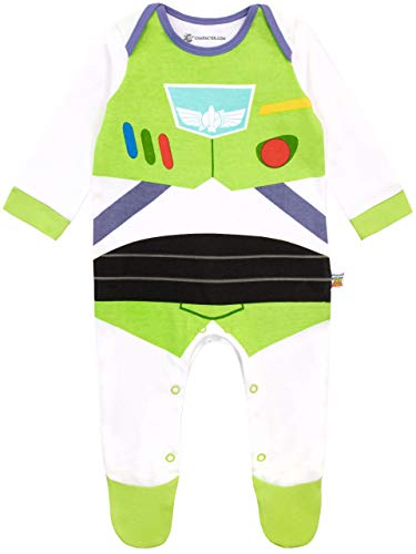 Disney Pijama Entera para Niños Bebés Toy Story Buzz Lightyear Multicolor 12-18 Meses