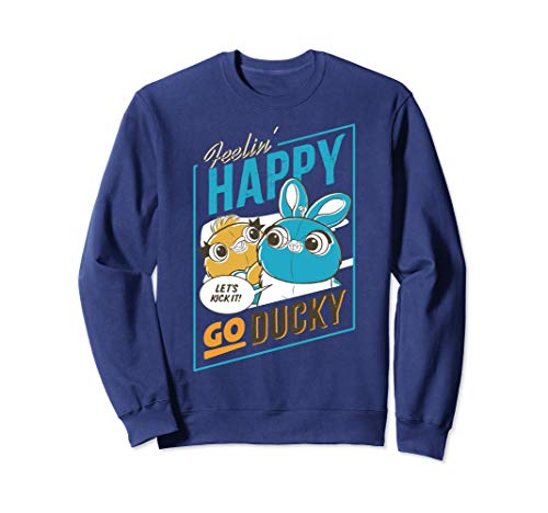 Disney Pixar Toy Story 4 Ducky & Bunny Happy Go Ducky Sudadera
