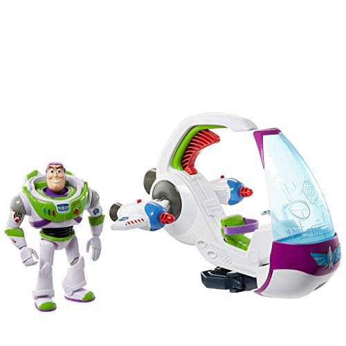 Disney Toy Story 4 Nave Exploradora Galáctica con Buzz Lightyear, nave espacial de juguete con figura de acción (GWY61) Disney Toy Story 4 Nave Exploradora Galáctica con Buzz Lightyear, nave espacial de juguete con figura de acción (GWY61)