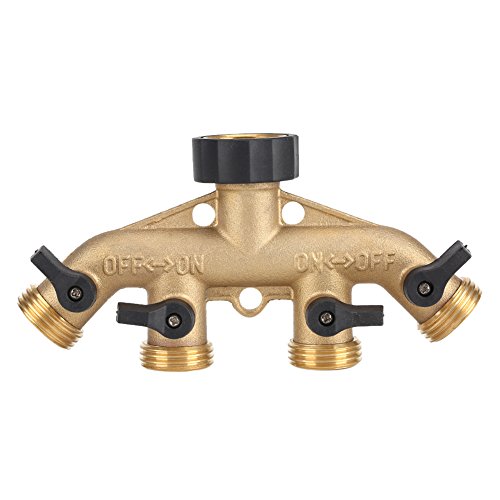 Divisor De Manguera De Jardín 4 Vías De Latón, Divisor De Grifo De 3/4 Conector De Corte De 4 Vías Divisor De Tubería Interruptor De Grifo Conectores del Grifo(Europäisches Gewinde) Divisor De Manguera De Jardín 4 Vías De Latón, Divisor De Grifo De 3/4 Conector De Corte De 4 Vías Divisor De Tubería Interruptor De Grifo Conectores del Grifo(Europäisches Gewinde)