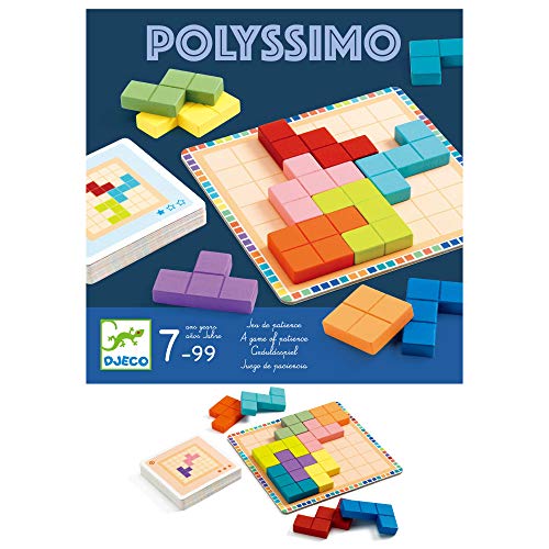 DJECO Polyssimo - Juego de lógica, Multicolor