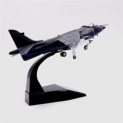 DLC Aeronave Modelo Recoger Artesanía Decoracion de Escritorio,de 172 Guerra de Las Malvinas Sea Harrier de Combate Aeronave Recuerdo Aviación/M / 1 to 72