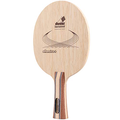 Donier Madera de Ping Pong | Offensive + | Madera para Palas de Tenis de Mesa Fabricada en Europa | Base de 5 Capas para Ataques Agresivos, Rebotes Rápidos y Vibración Reducida | Interior y Exterior