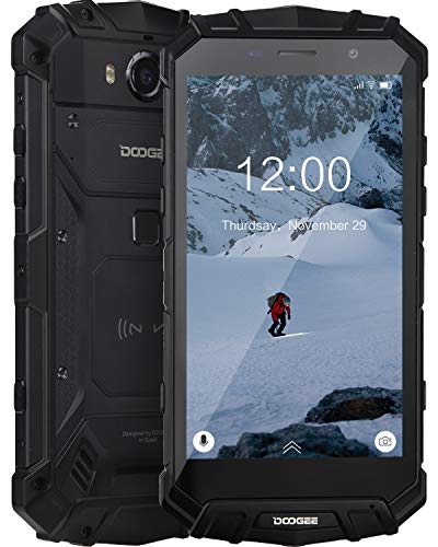 DOOGEE S60 Lite Móviles Todoterreno Resistentes 4G, Android 8.1 Movile Libre Antigolpes IP68 Impermeable 5,2 Pulgada Octa-Core 4GB+32GB, 5580mAh, 16.0MP+8.0M Cámara, Carga Inalámbrica NFC, Negro DOOGEE S60 Lite Móviles Todoterreno Resistentes 4G, Android 8.1 Movile Libre Antigolpes IP68 Impermeable 5,2 Pulgada Octa-Core 4GB+32GB, 5580mAh, 16.0MP+8.0M Cámara, Carga Inalámbrica NFC, Negro
