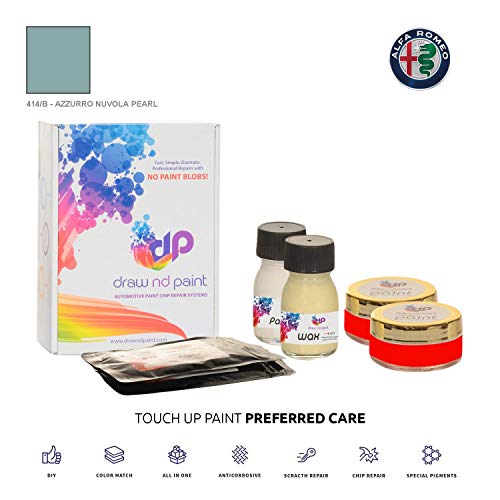 DrawndPaint for/Alfa Romeo 147 / Azzurro Nuvola Pearl - 414/B/Touch-UP Sistema DE Pintura Coincidencia EXACTA/Preferred Care DrawndPaint for/Alfa Romeo 147 / Azzurro Nuvola Pearl - 414/B/Touch-UP Sistema DE Pintura Coincidencia EXACTA/Preferred Care