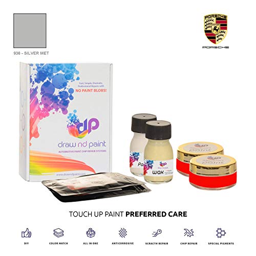 DrawndPaint for/Porsche 959 / Silver Met - 936 / Touch-UP Sistema DE Pintura Coincidencia EXACTA/Preferred Care DrawndPaint for/Porsche 959 / Silver Met - 936 / Touch-UP Sistema DE Pintura Coincidencia EXACTA/Preferred Care