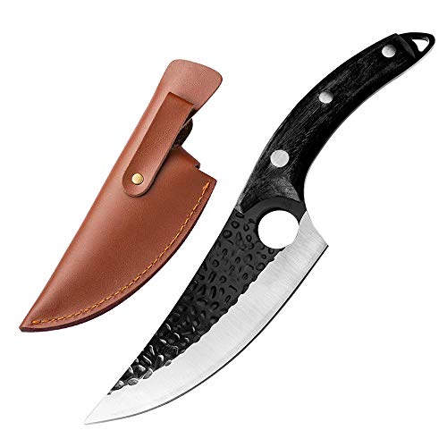Dream Reah Cuchillos de Cocinero, Cuchillos para Deshuesar forJados A Mano Con Funda de Cuero y Caja de Regalo, 6 Pulgadas Cuchillo de Cocinero de Acero Inoxidable Alemán para Verduras, Frutas y Carne Dream Reah Cuchillos de Cocinero, Cuchillos para Deshuesar forJados A Mano Con Funda de Cuero y Caja de Regalo, 6 Pulgadas Cuchillo de Cocinero de Acero Inoxidable Alemán para Verduras, Frutas y Carne