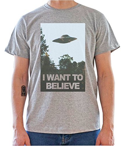 DreamGirl The X-Files I Want To Believe Poster Mens T-Shirt X-Large