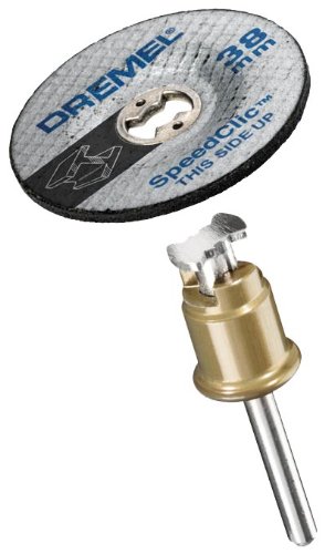 Dremel SC541 EZ SpeedClic - Disco Amolador, Accesorio para Herramientas Rotatorias, Diámetro de Trabajo 38 mm