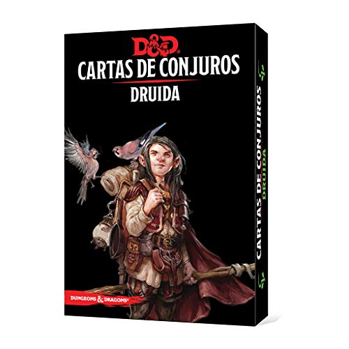 Dungeons & Dragons- Dungeons and Dragons: Druida - Cartas de conjuros - Castellano, Color (Edge Entertainment EEWCDD83)