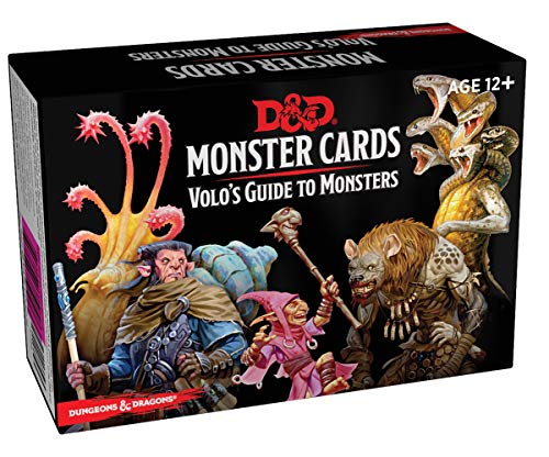 Dungeons & Dragons Spellbook Cards: Volo's Guide to Monsters (Monster Cards, D&d Accessory)