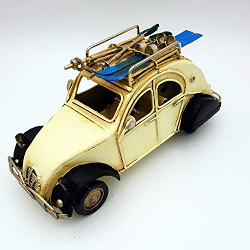 DynaSun Art - Modelo de coche de época vintage, de metal, de colección de estilo retro antiguo, escala 1:23, 16 cm DynaSun Art - Modelo de coche de época vintage, de metal, de colección de estilo retro antiguo, escala 1:23, 16 cm