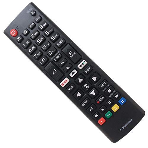 EAESE LG AKB75095308 Reemplazo Mando a Distancia para LG LCD LED Smart TV 32LJ610V 43UJ634V 49UJ634V 55UJ634V 65UJ634V 43UJ6309 49UJ6309 60UJ6309 65UJ6309 43LJ614V 55UJ6307 60UJ6307 55UJ630V 49UJ630V EAESE LG AKB75095308 Reemplazo Mando a Distancia para LG LCD LED Smart TV 32LJ610V 43UJ634V 49UJ634V 55UJ634V 65UJ634V 43UJ6309 49UJ6309 60UJ6309 65UJ6309 43LJ614V 55UJ6307 60UJ6307 55UJ630V 49UJ630V