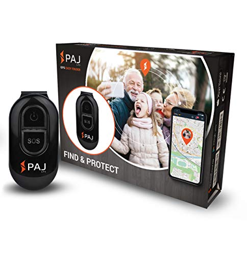 Easy Finder de PAJ GPS - Localizador GPS para niños, Ancianos, Personas con Demencia - protección de Apagado - 5 días de duración de batería (10 días en Modo de Espera)