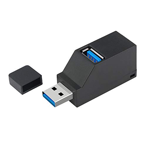 EasyULT Concentrador Hub USB 3.0 3-Puertos (2 USB 2.0 + USB 3.0), Adaptador Directo USB 3.0 de Alta Velocidad de Torre Compatible con Computadoras Portátiles PC Computadora portátil de Escritorio EasyULT Concentrador Hub USB 3.0 3-Puertos (2 USB 2.0 + USB 3.0), Adaptador Directo USB 3.0 de Alta Velocidad de Torre Compatible con Computadoras Portátiles PC Computadora portátil de Escritorio