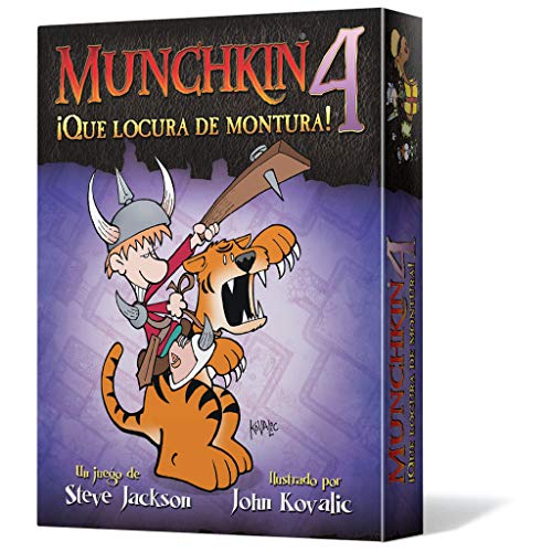 Edge Entertainment - Munchkin 4: Qué locura de montura, juego de mesa Edge Entertainment - Munchkin 4: Qué locura de montura, juego de mesa