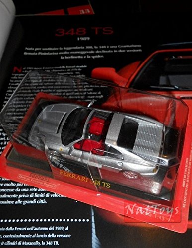 EDICOLA Ferrari Fabbri Collection 348 TS MODELLINO Die Cast Model 1:43 +fas.33 Compatible con