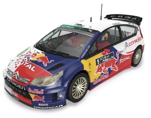 Educa Borrás Scalextric Original - Citroën C4 WRC Hybrid Loeb - Coche Slot analógico (A10117S300)