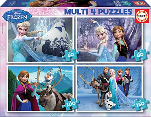 Educa- Frozen Conjunto de Puzzles, Multicolor (16173)