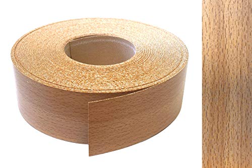 EisenRon - Cinta de melamina para cantos (45 mm x 5 m), color haya EisenRon - Cinta de melamina para cantos (45 mm x 5 m), color haya