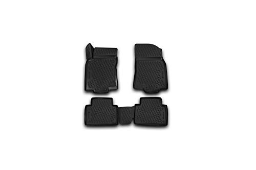Element EXP.CARNIS00059 - Alfombrillas de Goma Antideslizantes para Nissan X-Trail (años 13-20), Color Negro Element EXP.CARNIS00059 - Alfombrillas de Goma Antideslizantes para Nissan X-Trail (años 13-20), Color Negro