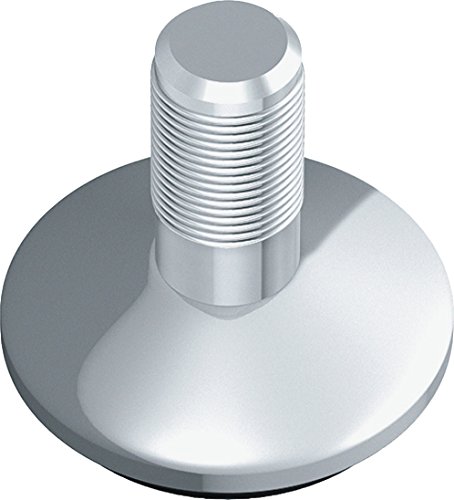 Element System 4 unidades de tornillo de regulación cromado Element System, para patas de mesa, patas de tubo de acero, patas de muebles, rosca M10, 11606-00001 Element System 4 unidades de tornillo de regulación cromado Element System, para patas de mesa, patas de tubo de acero, patas de muebles, rosca M10, 11606-00001