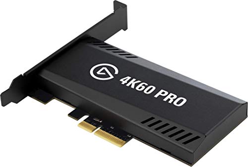 Elgato 4K60 Pro MK.2, PCIe Tarjeta de captura, captura a 4K60 HDR10, traspaso sin retardo, latencia ultrabaja, PS5, PS4/Pro, Xbox Series X/S, Xbox One X/S, alta frecuencia de actualización