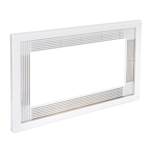 Emuca 8934715 Marco para encastrar microondas en mueble de 60cm en plástico blanco Emuca 8934715 Marco para encastrar microondas en mueble de 60cm en plástico blanco