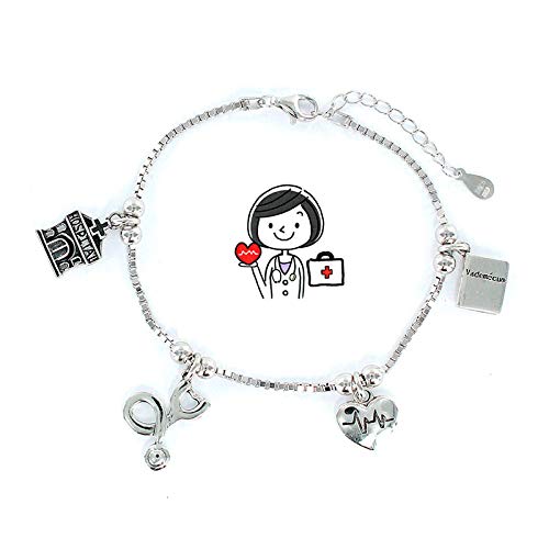 Eres lo mas mujer Pulseras Profesiones Plata (Doctora)