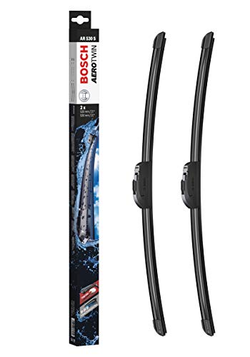 Escobilla limpiaparabrisas Bosch Aerotwin AR530S, Longitud: 530mm/530mm – 1 juego para el parabrisas (frontal)