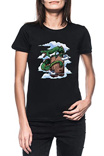 Esmeralda Mujer Negro Camiseta Manga Corta Women's Black T-Shirt