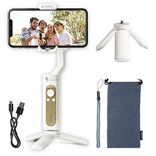 Estabilizador de Movil, Hohem iSteady X Gimbal Movil Sencillo Controles,Compacto Ligero Estabilizador para Movil iPhone 12 11 Pro MAX/Huawei/Samsung, Plegable Estabilizador Móvil con New App Estabilizador de Movil, Hohem iSteady X Gimbal Movil Sencillo Controles,Compacto Ligero Estabilizador para Movil iPhone 12 11 Pro MAX/Huawei/Samsung, Plegable Estabilizador Móvil con New App